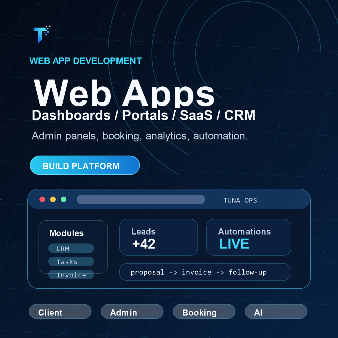 Oglas za izradu web aplikacija