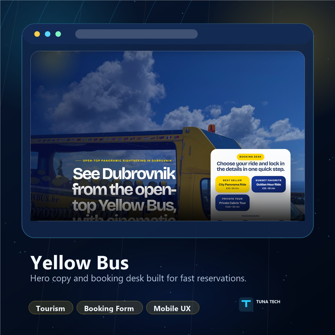 Yellow Bus showcase